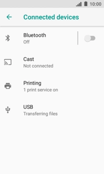 Press Bluetooth.