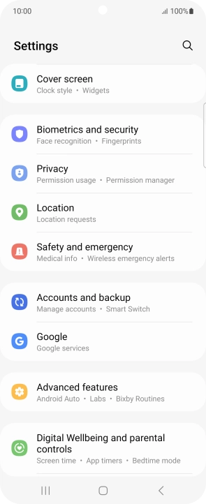 Press Google.