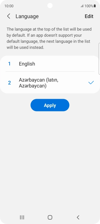 Press Apply.