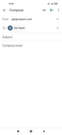 Press Subject and key in the required subject.