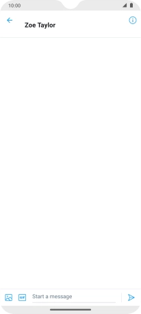 Press the text input field.