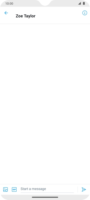 Press the text input field.