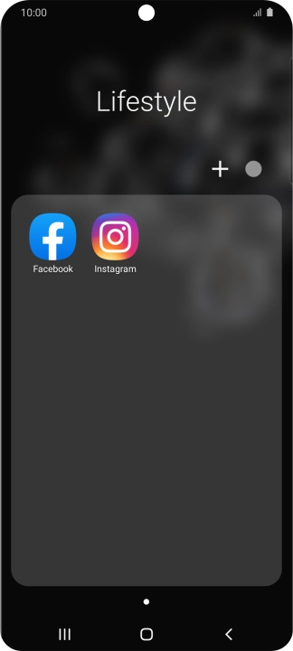 Press Facebook.