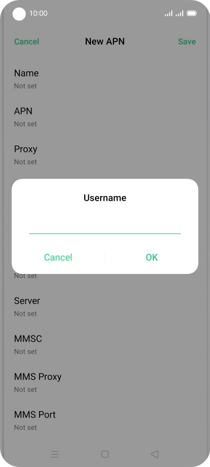 Key in wap and press OK.