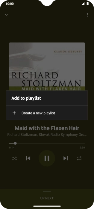Press Create a new playlist.