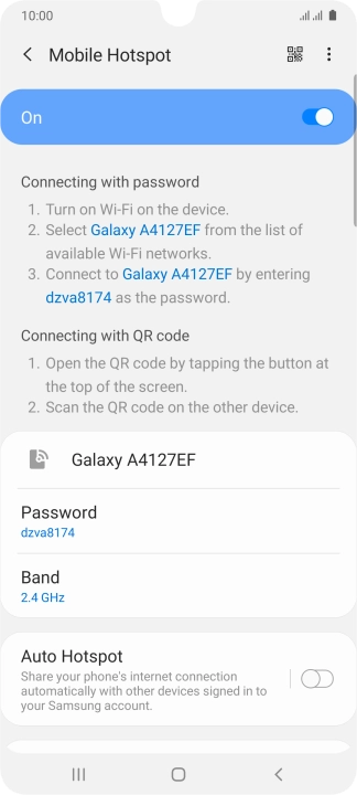 Press the Home key to return to the home screen.
