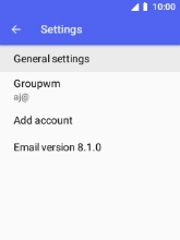 Select Add account.