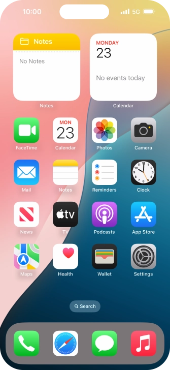 The network mode icon shows the network mode currently used by your phone.