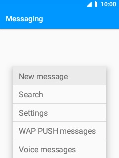 Select New message.
