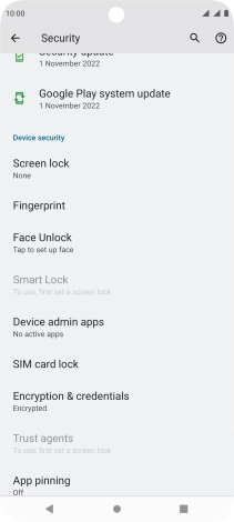 Press the Home key to return to the home screen.