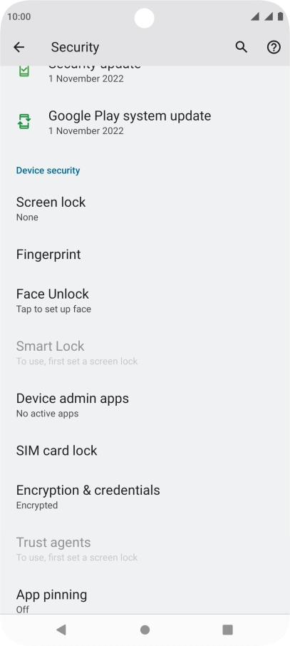 Press the Home key to return to the home screen.