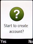 Press the Left selection key.