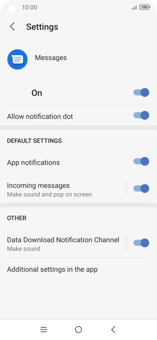Press the upper indicator to turn on the function.