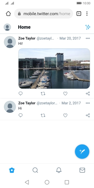 You can now use Twitter on your phone.