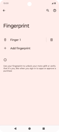 Press the Return key twice.