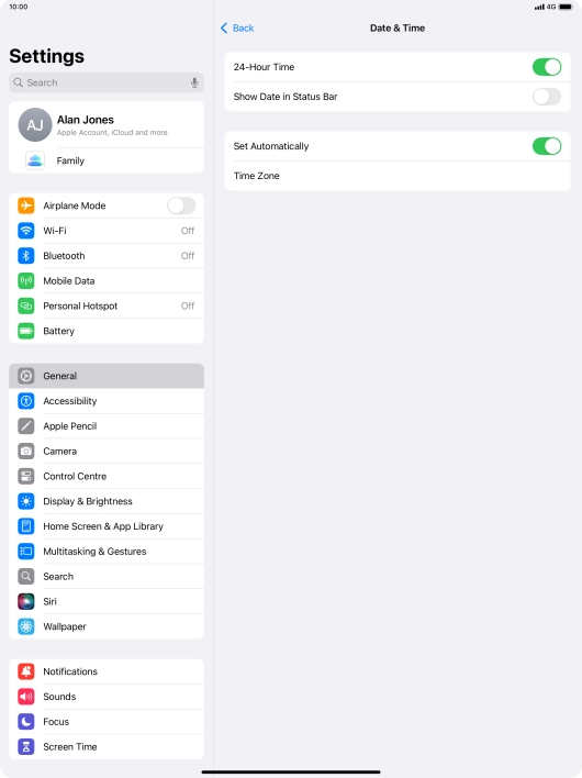 Slide your finger upwards starting from the bottom of the screen to return to the home screen.