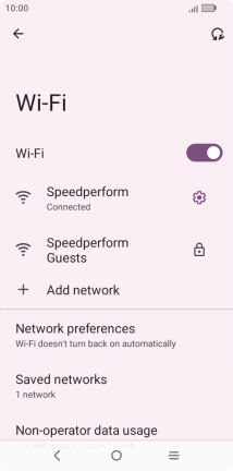 Press the Home key to return to the home screen.