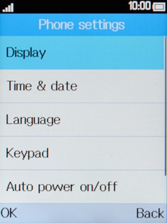 Select Language.