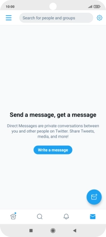 Press the new message icon.