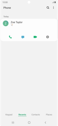 Press the info icon.