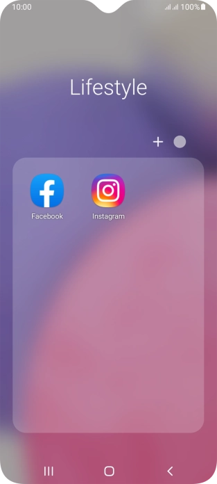 Press Facebook.