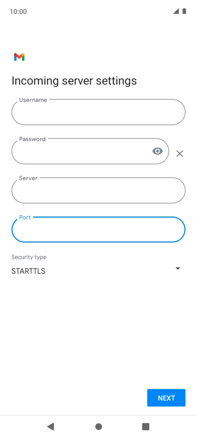 Press the drop down list below 