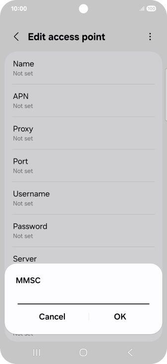 Key in http://mms.vodafone.co.uk/servlets/mms and press OK.
