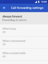 Select the required divert type.