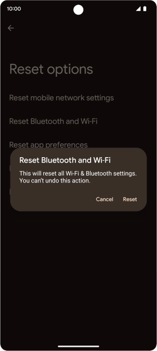 Press Reset.