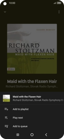 Press Add to playlist.