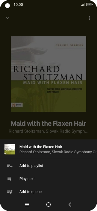 Press Add to playlist.