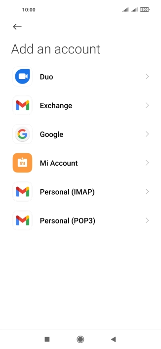 Press Google.
