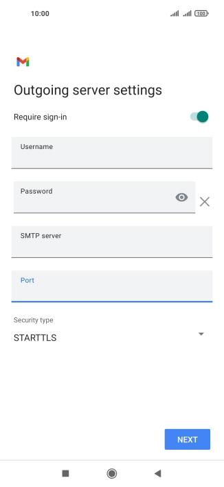 Press the drop down list below 