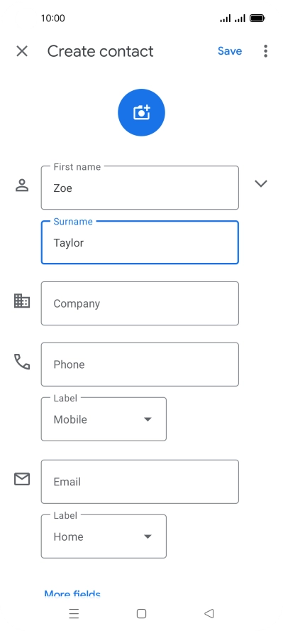 Press Phone and key in the required phone number.