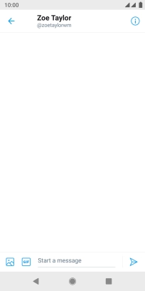 Press the text input field.