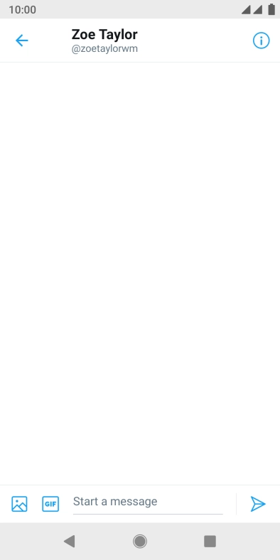 Press the text input field.