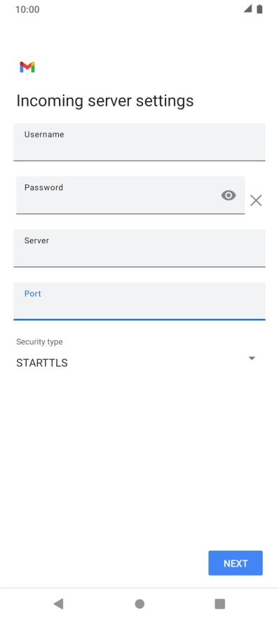 Press the drop down list below 