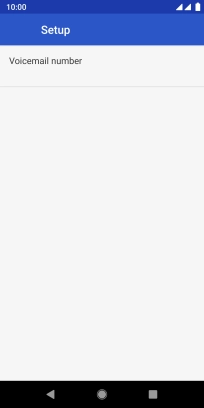 Press Voicemail number.