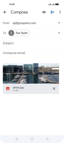 Press Subject and key in the required subject.