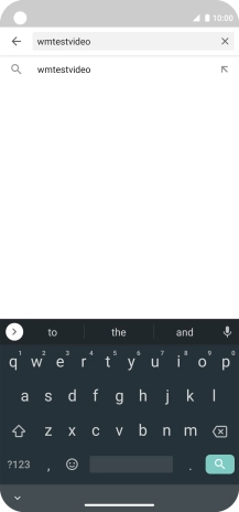 Key in the required search word and press the search icon.