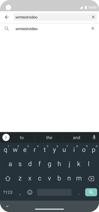 Key in the required search word and press the search icon.