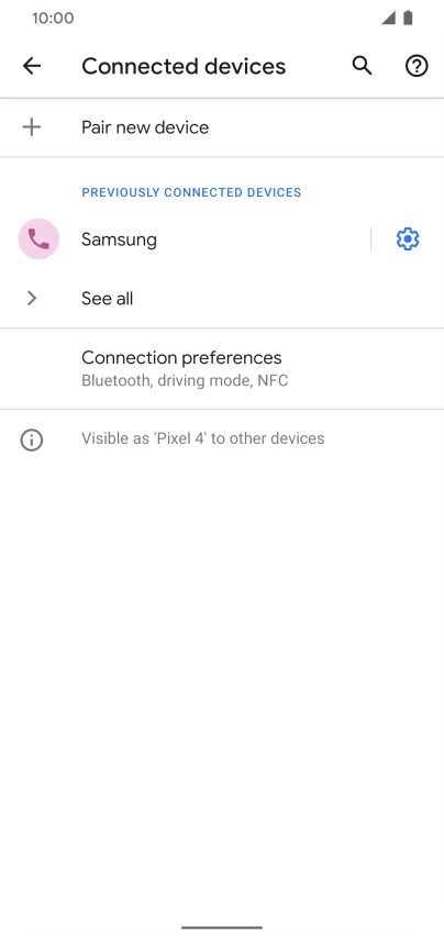 Slide your finger upwards starting from the bottom of the screen to return to the home screen.