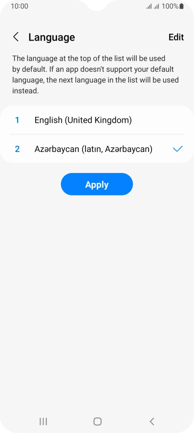 Press Apply.