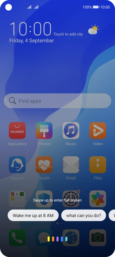 Say, in your own words, what you would like your phone to do, e.g.: OPEN [application], CALL [contact], SEARCH FOR [information]. It's not necessary to use a specific command for each function.