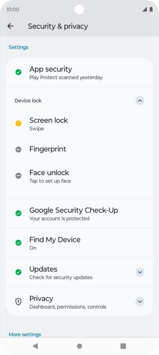 Press Fingerprint.
