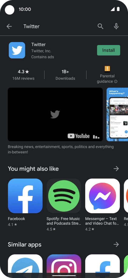 Press Twitter.