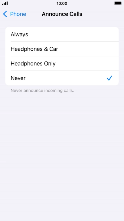Press Always to turn on the function when silent mode is turned off.