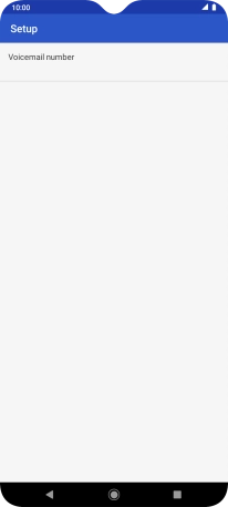 Press Voicemail number.