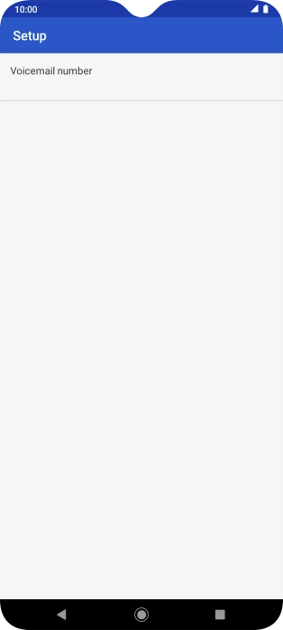 Press Voicemail number.
