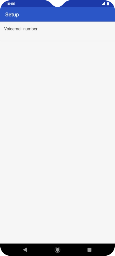 Press Voicemail number.